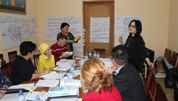 Participants Of AKHP's Training Of The AKHP MA Course With Participation Of Director Of Institute Of History And Ethnography Of The National Academy Of Kazakhstan