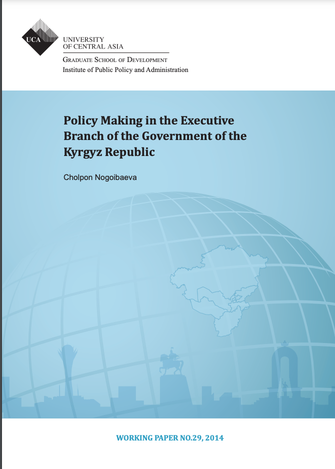 Policymakng in the Executive Branch