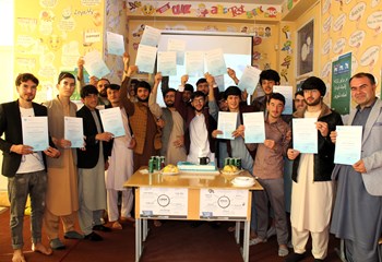 75 Afghan Students Graduate from SPCE's Entrepreneurship Programme
