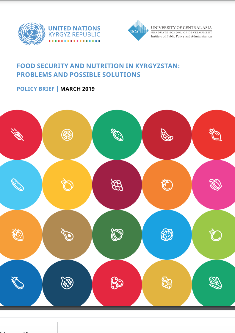 Food Security and Nutrition in Kyrgyzstan: Problems and Possible Solutions