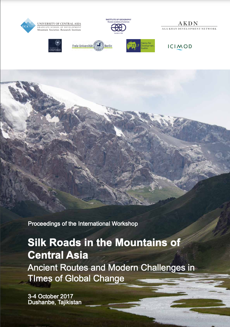Proceedings of the Silk Roads in the Mountains of Central Asia Workshop, 3-4 October 2017
